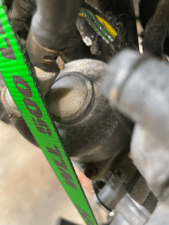 1974 Honda CB450 K4 “Krusty”, before restoration: blurred close-up