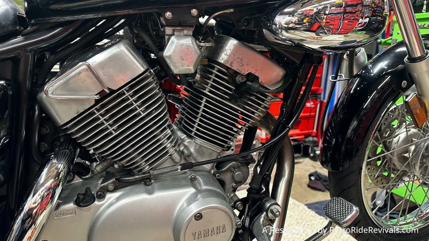 1996 Yamaha Virago XV250: V-twin engine