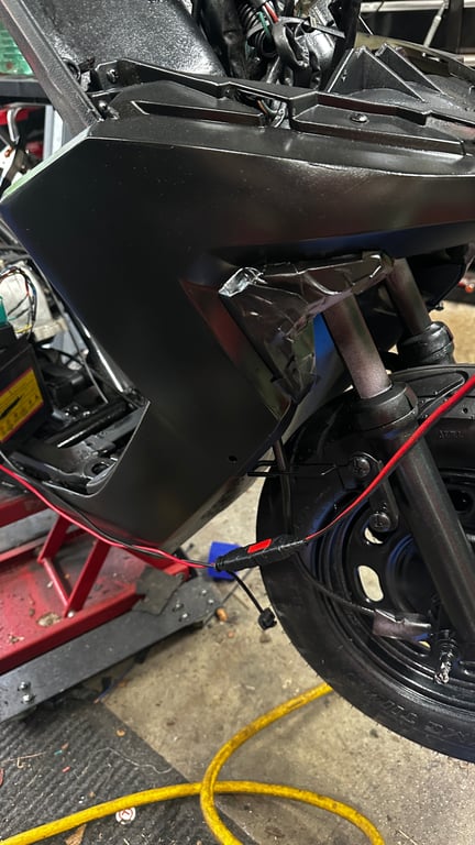 Tao Tao 50cc moped: rear wheel