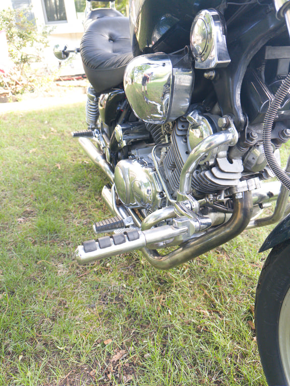 1995 Yamaha Virago 1100, completed restoration: engine close-up