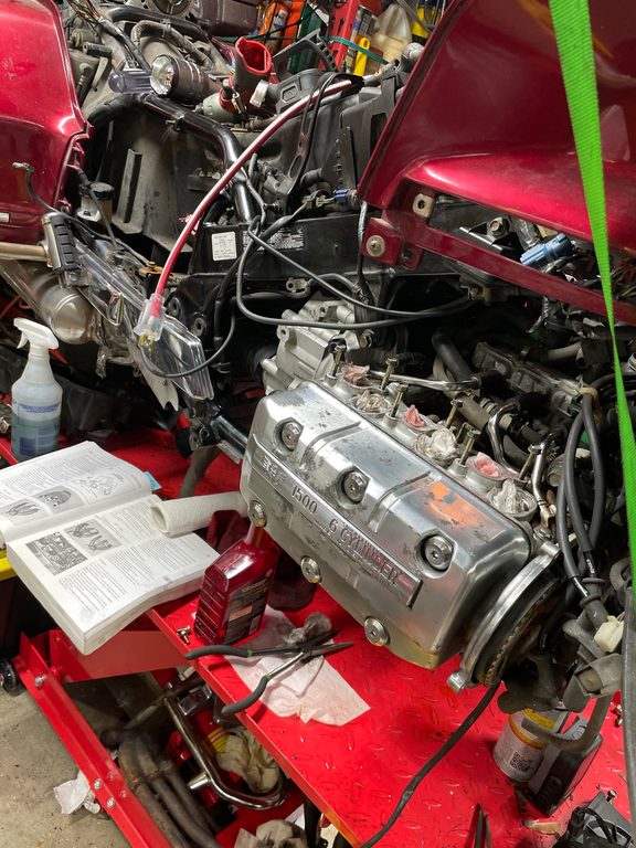 Motorcycle engine repair