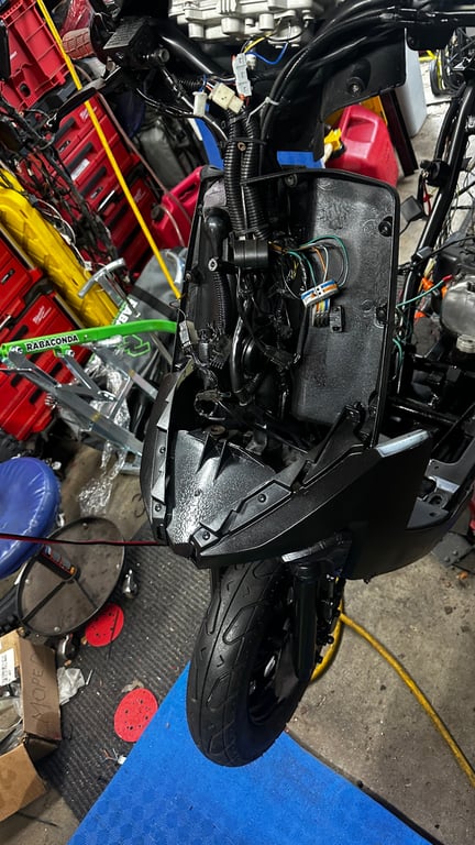Tao Tao 50cc moped: front view